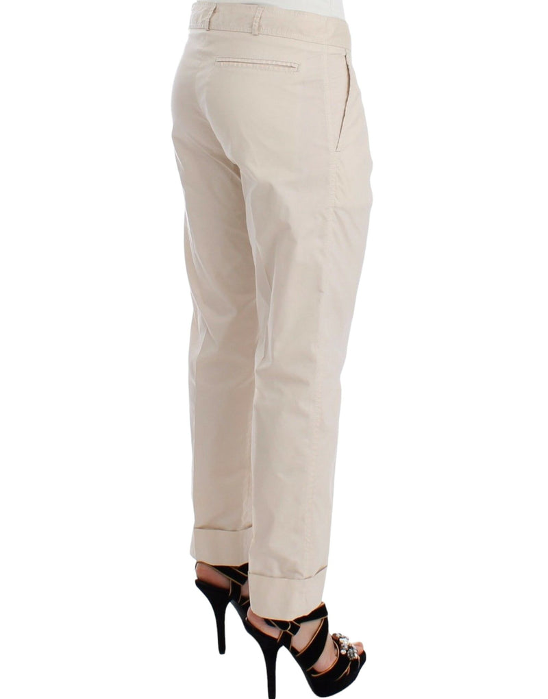 Pantalon chino beige chic - élégance redéfinie