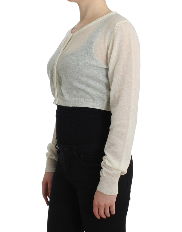 Chic Cropped Alpaca Blend Sweater