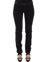 Jeans de déclaration skinny noir chic