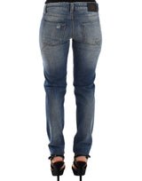 Chic jeans de mezclilla delgado-ajuste