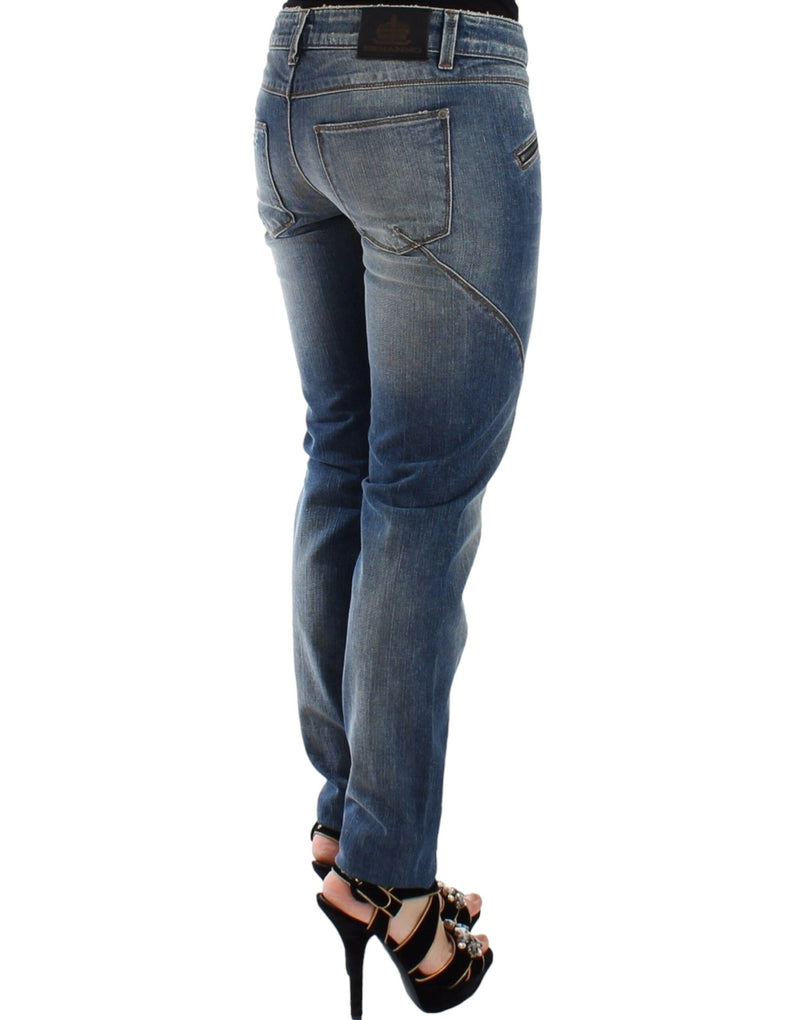 Jeans in denim blu magico chic-fit