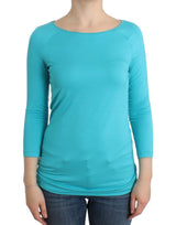 Elegant Blue Modal Blend Top