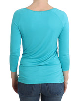 Elegante miscela modale blu top