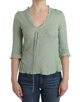 Chic Green Strick Top - ätherische Eleganz