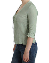 Chic Green Strick Top - ätherische Eleganz