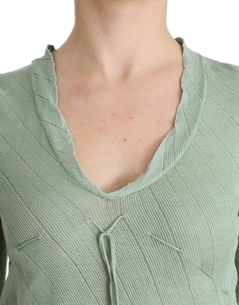 Chic Green Strick Top - ätherische Eleganz