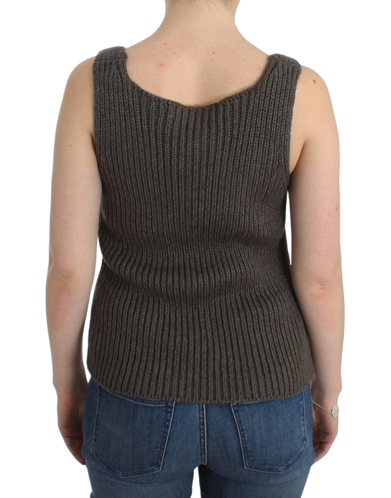 Coperoncino chic Grey Knit Crew