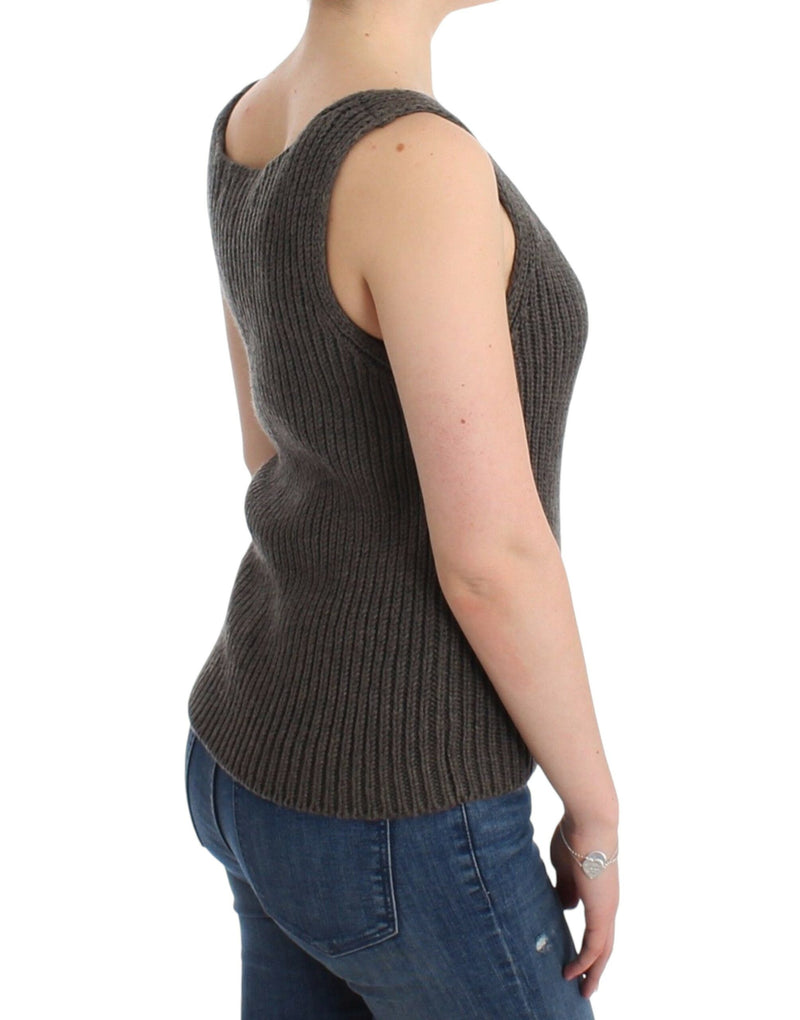 Coperoncino chic Grey Knit Crew