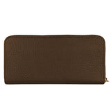 Exquisite Leather Zip Wallet in Brown