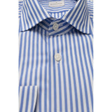 Elegante camicia in cotone azzurro - MEDIO FIT