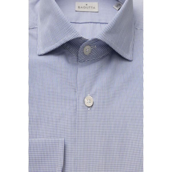 Elegante camicia da colletto in cotone francese