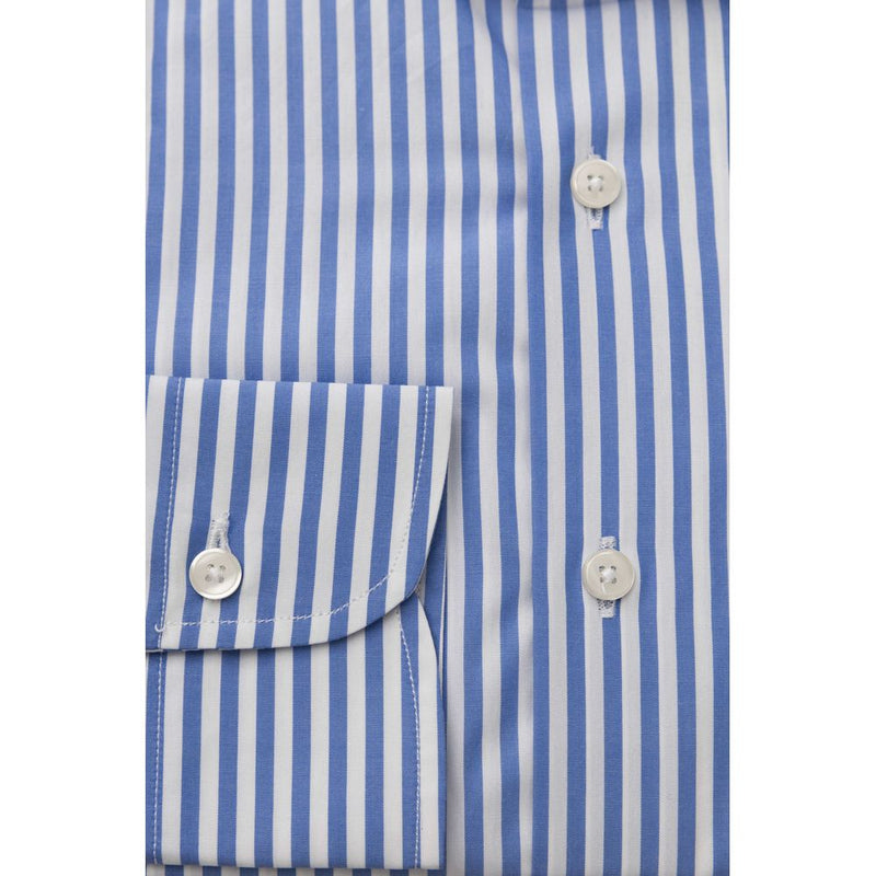 Elegante camicia in cotone azzurro - MEDIO FIT