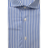 Elegante camicia in cotone azzurro - MEDIO FIT