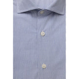 Elegante camicia da colletto in cotone francese