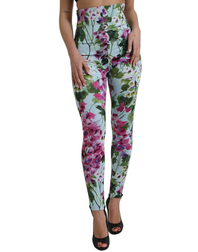 Κομψό Floral High-Fise Leggings παντελόνια