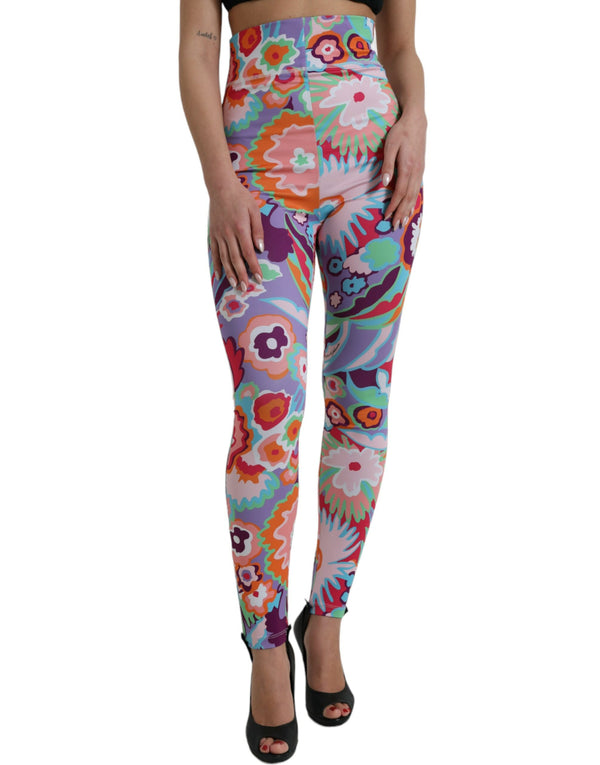 Leggings enchanteur à imprimé floral