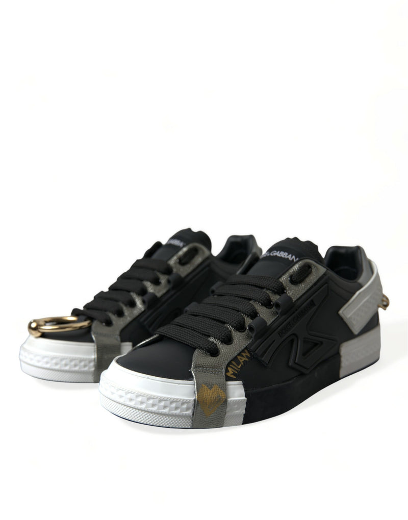 Elegante Kalbskinne Top -Top -Sneaker