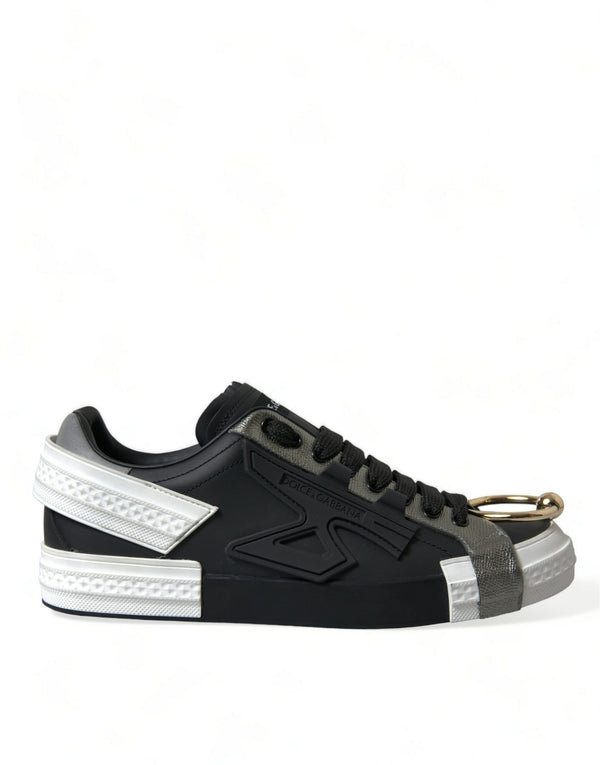 Eleganti sneaker top in pelle di vitello bassa