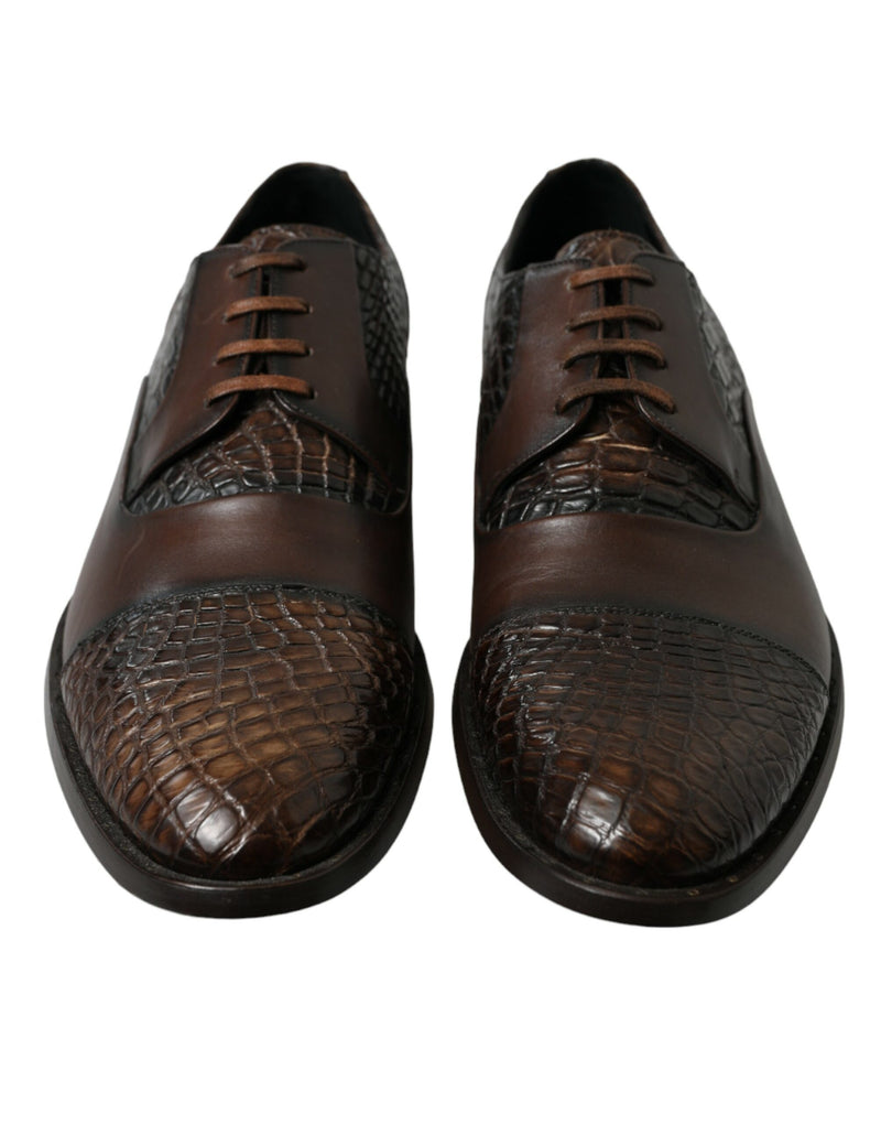 Elegante strukturierte Leder -Oxford -Kleiderschuhe