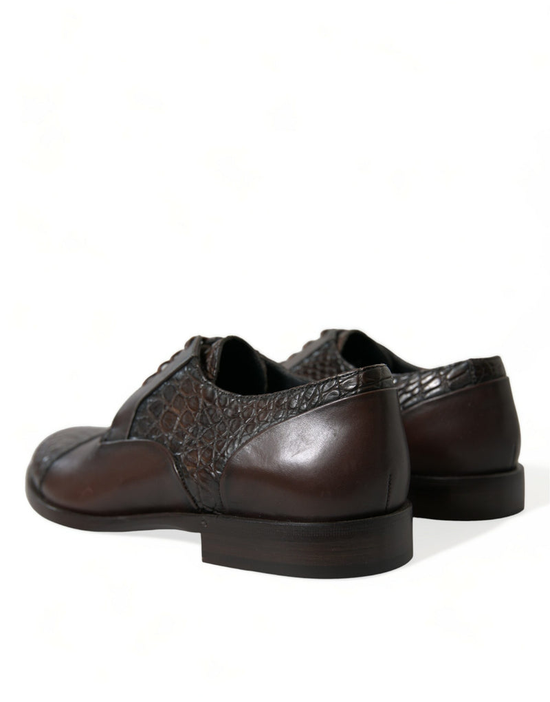 Elegante strukturierte Leder -Oxford -Kleiderschuhe