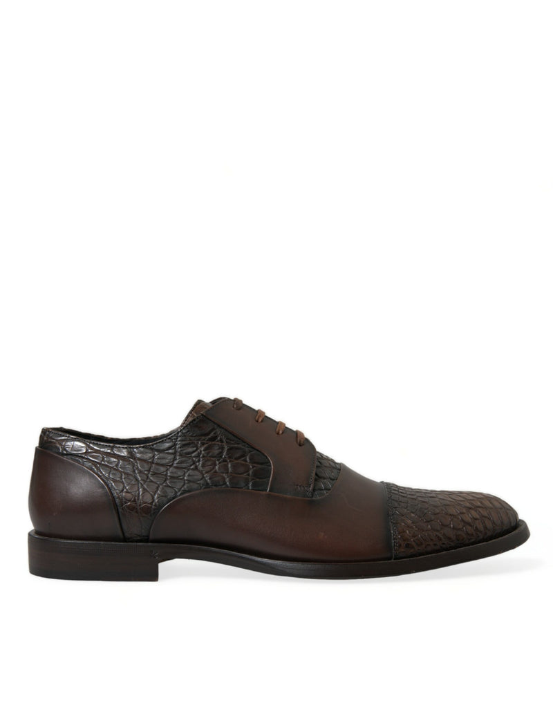 Elegante strukturierte Leder -Oxford -Kleiderschuhe