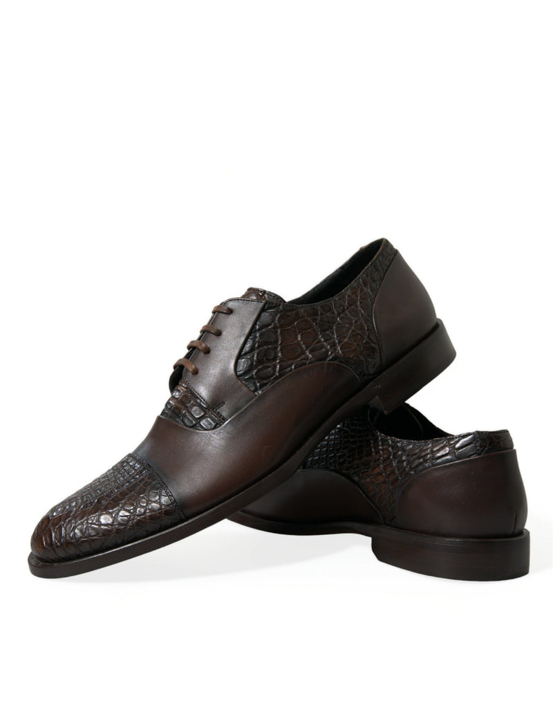 Elegante strukturierte Leder -Oxford -Kleiderschuhe