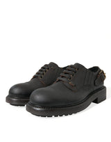 Elegante Herren Leder Derby -Kleiderschuhe