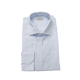 Shirt en coton bleu clair élégant pour hommes