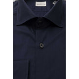 Blue Cotton Men's Shirt