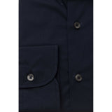 Blue Cotton Men's Shirt