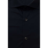 Blue Cotton Men's Shirt