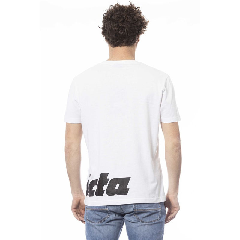 Elegante Tee de logotipo de manga corta