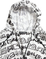 Chic Hooded Logo Print Blouson T -Shirt