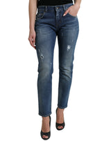 Schicker Freund Mid-T-Waist Stretch Jeans