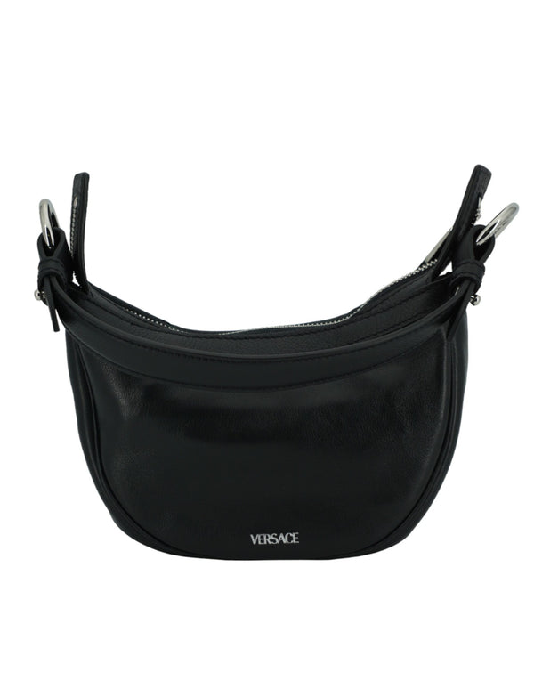 Elegante schwarze Mini -Hobo -Umhängetasche