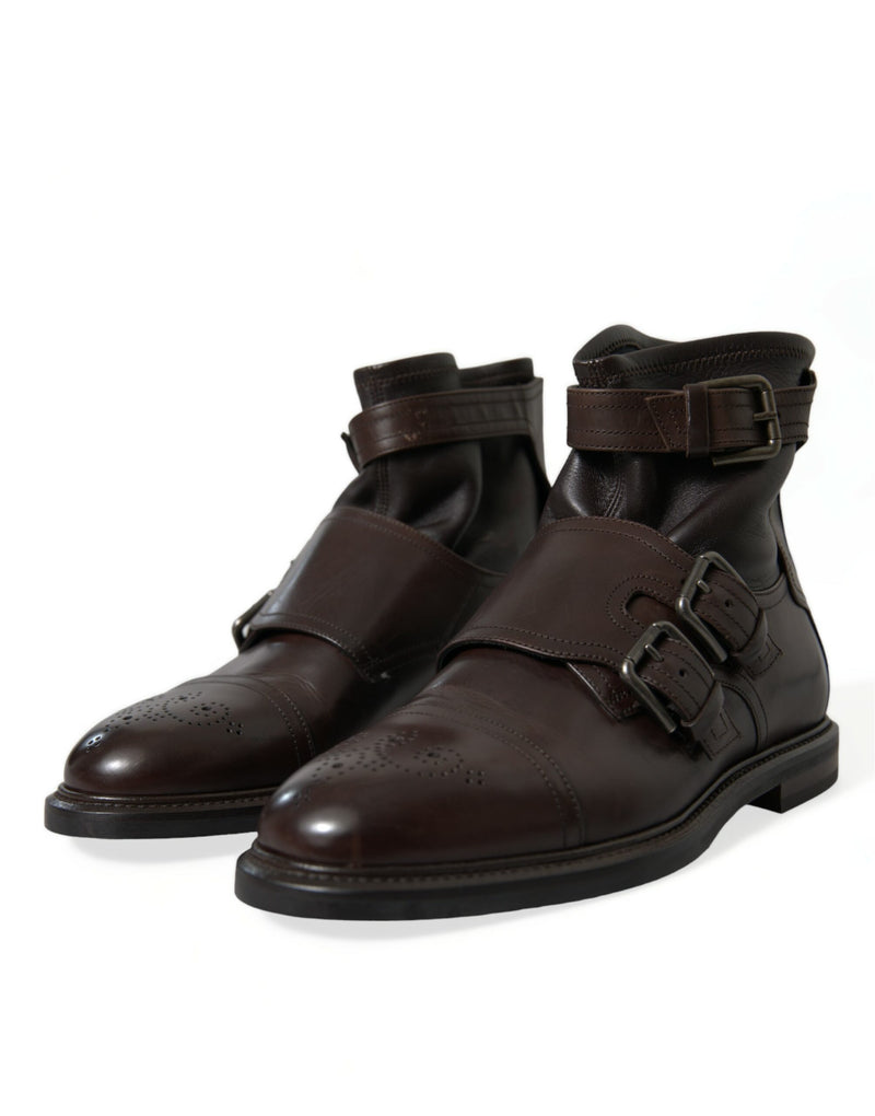 Elegante Herren Leder -Knöchelstiefel