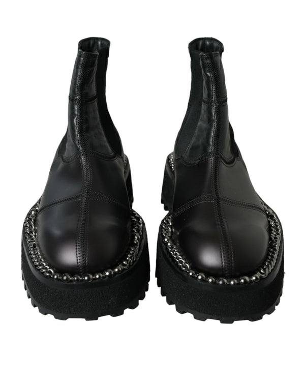 Elegantes botas Slip-On Black Chelsea