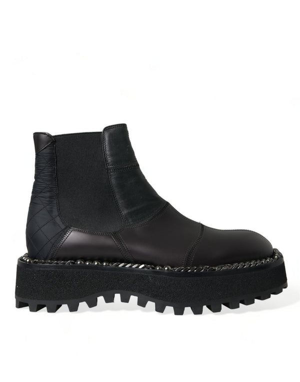 Elegantes botas Slip-On Black Chelsea