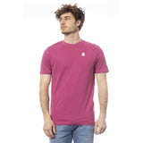 Invicta Purple Cotton Crew Hals T -Shirt