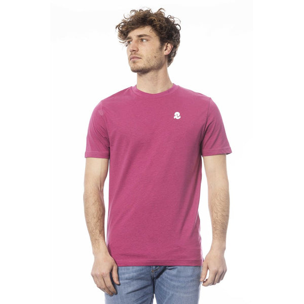 Invicta Purple Cotton Crew Coun Tee