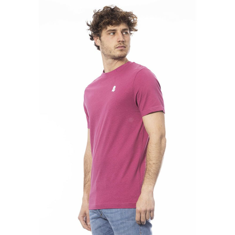 Tee in Invicta Purple Cotton Crew Neck