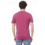 Tee in Invicta Purple Cotton Crew Neck