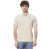 Invicta beige algodón de manga corta polo