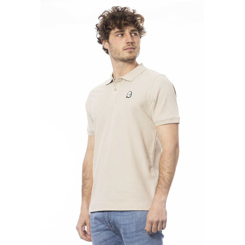 Polo a manica corta invicta beige