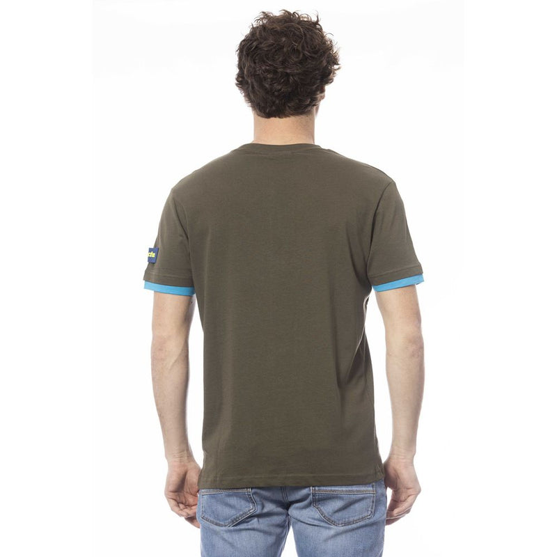 Invicta Cotton Crew Hals T -Shirt in Grün