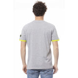 Tee del logo classico di Grey Crew Neck