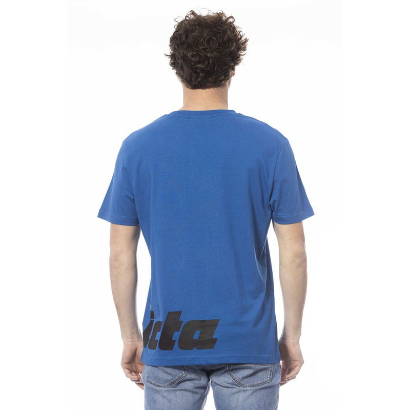 Crew Neck Cotton Tee με λογότυπο στο στήθος