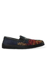 Elegant Multicolor Floral Loafers