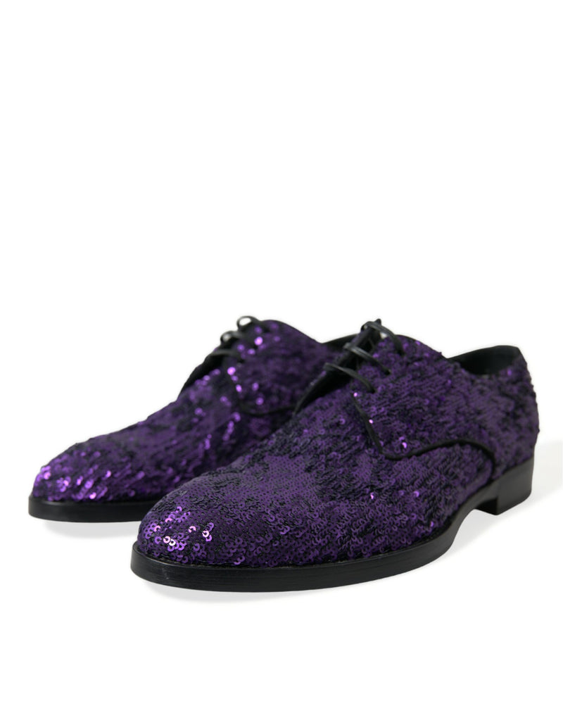 Chaussures de robe oxford à paillettes élégantes