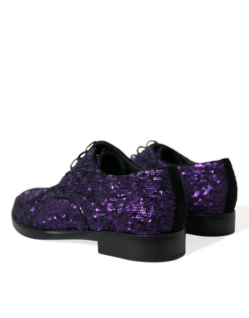 Chaussures de robe oxford à paillettes élégantes